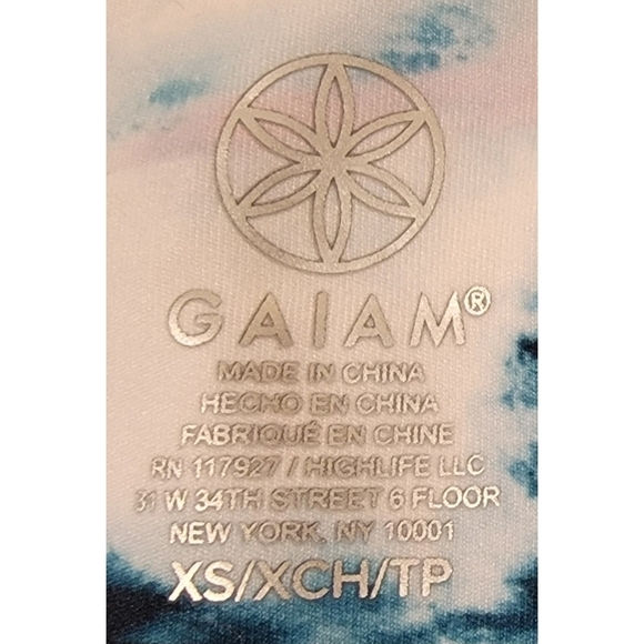 NWT Gaiam OM Fit Leggings size xsmall - Picture 6 of 10